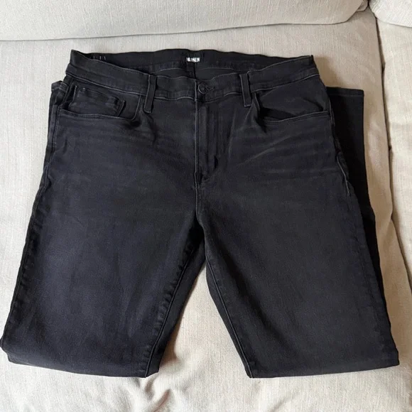 Hudson Jeans Men's Dark Charcoal Slim Jeans - Picture 1 of 4